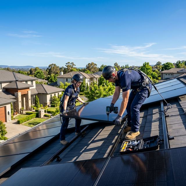 Unser Team bei der Installation